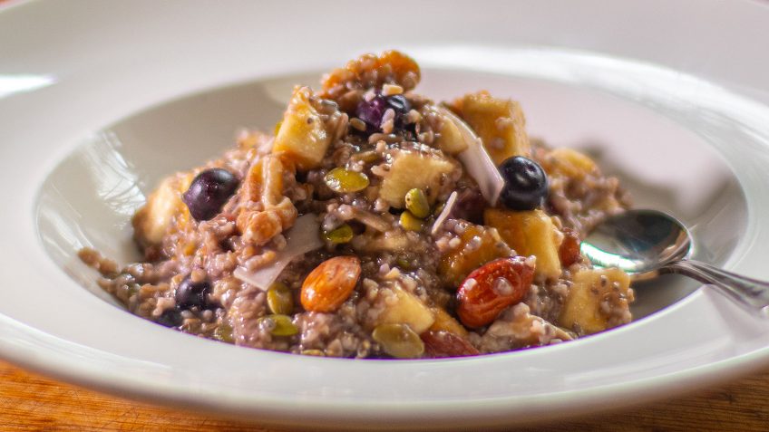 Blueberry oats super healthy breakfast